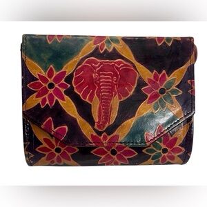 All Leather Jungle Print Crossbody NWT